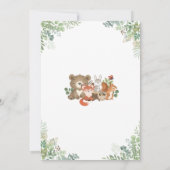 Baby shower bos kaart (Achterkant)