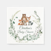 Baby shower bos servet (Voorkant)