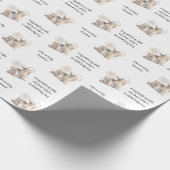  Baby shower bosbos Cadeaupapier (Hoek)