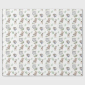  Baby shower bosbos Cadeaupapier (Vlak)