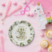 Baby shower Bosbossen Boombogen Papieren Bordje (Feest)