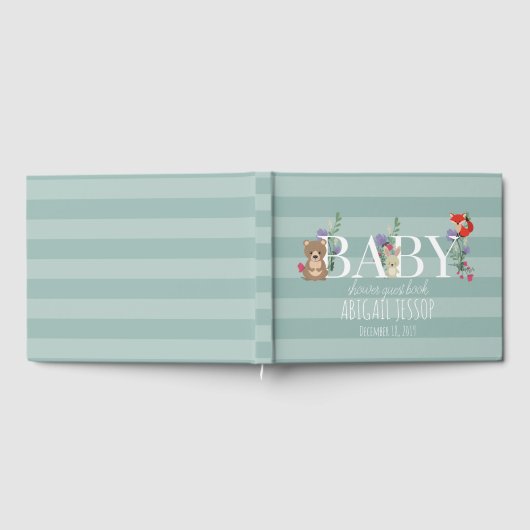 Baby shower Bosbossen Gastenboek (Volledig)