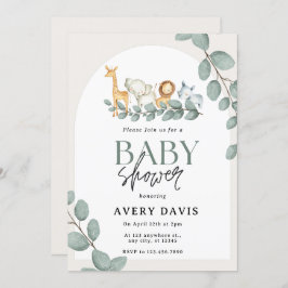 Baby shower Bosbossen Kaart