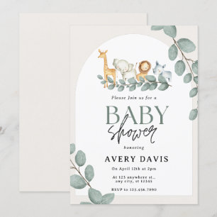 Baby shower Bosbossen Kaart