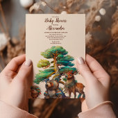 Baby shower Bosbossen Kaart