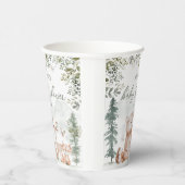 Baby shower Bosbossen Papieren Bekers (Rechts)