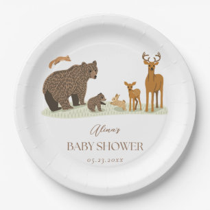 Baby shower Bosbossen Papieren Bordje