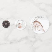 Baby shower bosdieren confetti (Voorkanten)