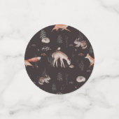 Baby shower bosdieren confetti (Kleine voorkant)