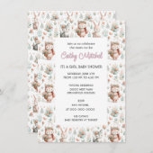 Baby Shower Bosdieren  Kaart (Voorkant / Achterkant)