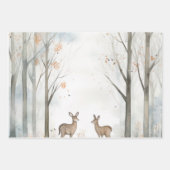 baby shower bosgebied inpakpapier vel (Voorkant)