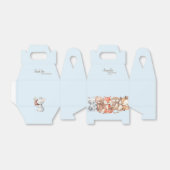 Baby shower Bosland Bedankdoosjes (Uitgevouwen)