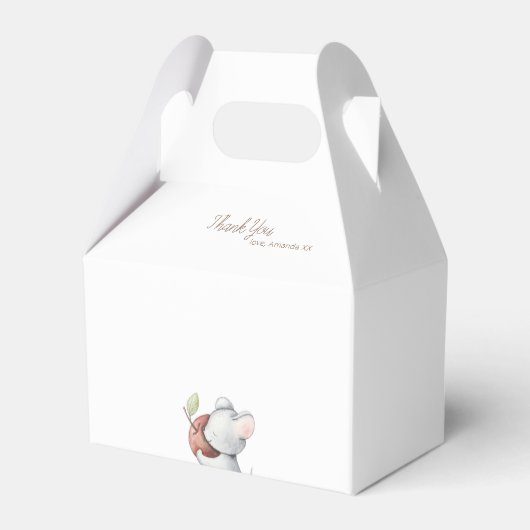 Baby shower Bosland Bedankdoosjes (Achterkant)