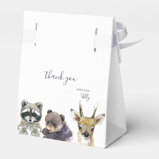 Baby shower Bosland Bedankdoosjes (Achterkant)