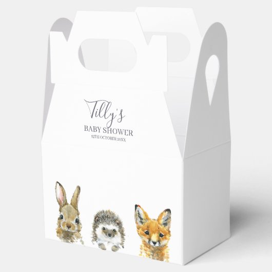 Baby shower Bosland Bedankdoosjes (Geopend)