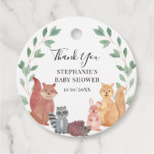 Baby shower Bosland Bedankjes Labels (Voorkant)