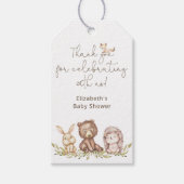 Baby shower Bosland Cadeaulabel (Voorkant)