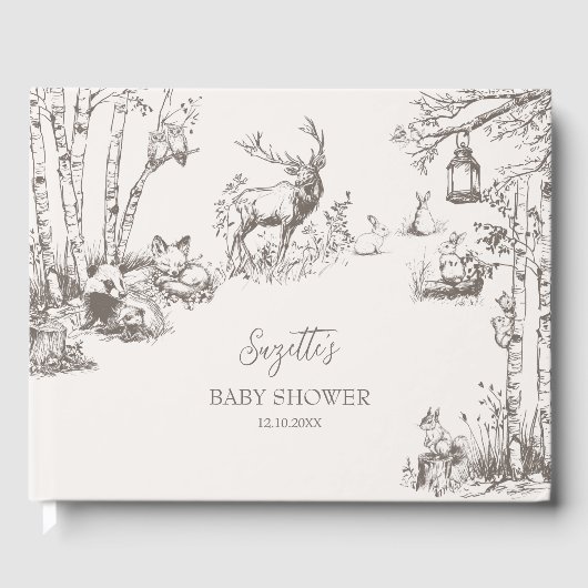 Baby shower Bosland Gastenboek (Voorkant)