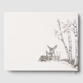 Baby shower Bosland Gastenboek (Achterkant)