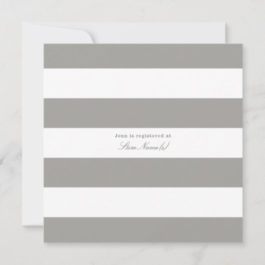 Baby shower Bosland Kaart (Achterkant)