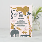 Baby shower Bosland Kaart (Staand voorkant)
