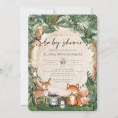 Baby shower Bosland Kaart (Voorkant)