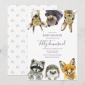 Baby shower Bosland Kaart (Voorkant / Achterkant)