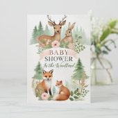 Baby shower Bosland Kaart (Staand voorkant)