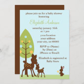 Baby shower Bosland Kaart (Voorkant / Achterkant)