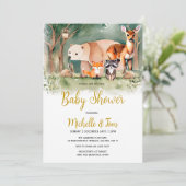 Baby shower Bosland Kaart (Staand voorkant)