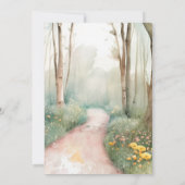 Baby shower Bosland Kaart (Achterkant)