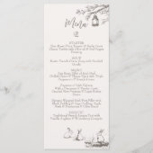 Baby shower Bosland Menu (Voorkant)