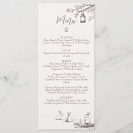 Baby shower Bosland Menu