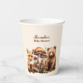 Baby shower Bosland Papieren Bekers (Achterkant)