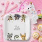 Baby shower Bosland Papieren Bordje (Feest)