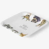 Baby shower Bosland Papieren Bordje (Gebogen)