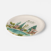 Baby shower Bosland Papieren Bordje (Gekanteld)