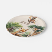 Baby shower Bosland Papieren Bordje (Gekanteld)