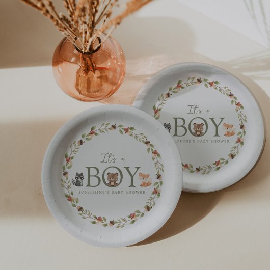 Baby shower Bosland Papieren Bordje