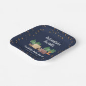 Baby shower Bosland Papieren Bordje (Gebogen)