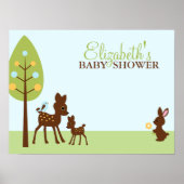 Baby shower Bosland Poster (Voorkant)