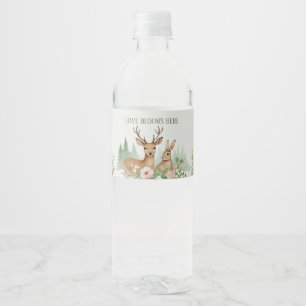 Baby shower Bosland Waterfles Etiket