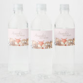 Baby shower Bosland Waterfles Etiket (Flessen)