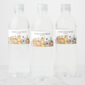 Baby shower Bosland Waterfles Etiket (Flessen)