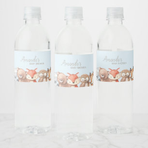 Baby shower Bosland Waterfles Etiket
