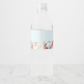 Baby shower Bosland Waterfles Etiket (Achterkant)