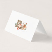 Baby shower bossen kaart (Achterkant)