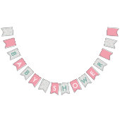 Baby shower Bougainvillea Vlaggetjes (Alle)