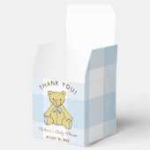 Baby shower Boy Beer met Naam en Datum Dank U Bedankdoosjes (Geopend)