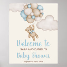 Baby shower Boy Beer Welkomstbord